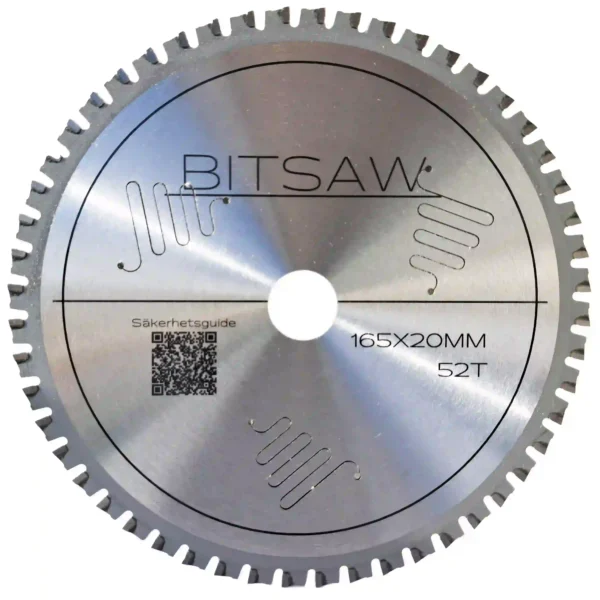 TCT Cirkelsågklinga 165x20mm 52T